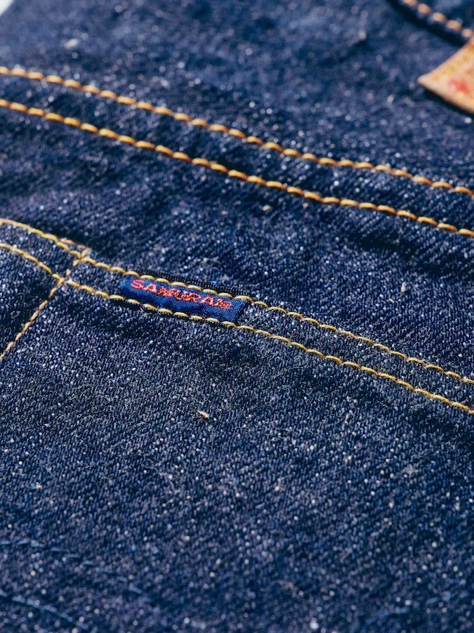 S713VXII - 17oz BUSHIDO Selvedge Denim - ZERO Series - Indigo Dyed - Tight Tapered
