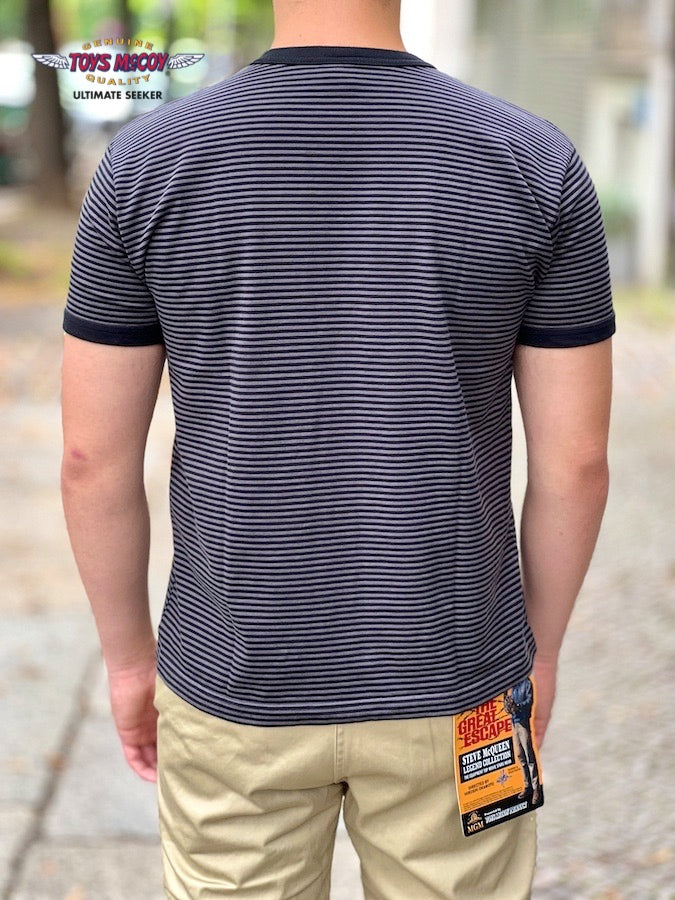 THE GREAT AMERICAN HERO STRIPED TEE - Black