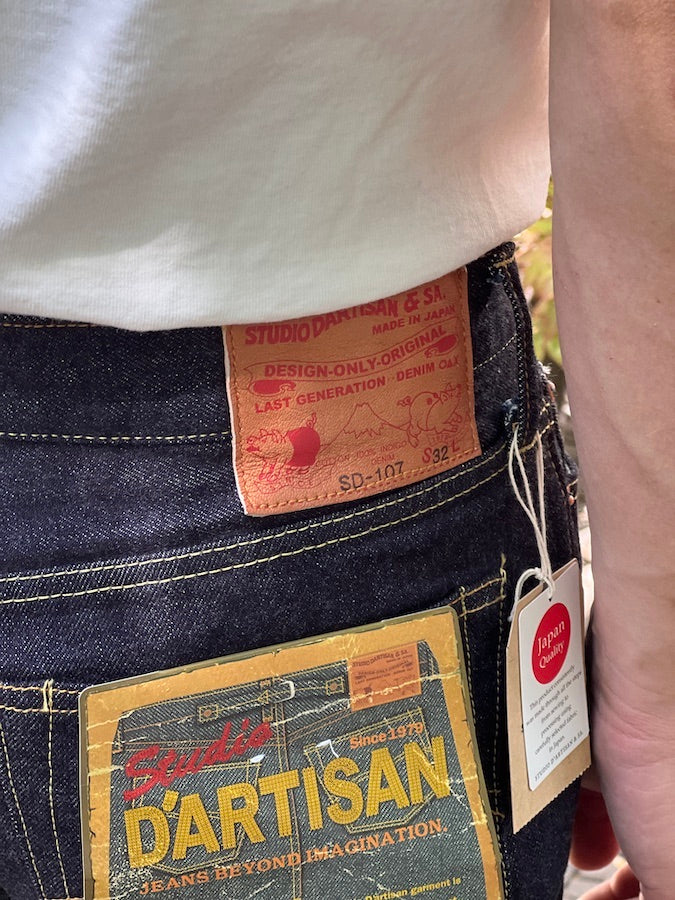 Studio D'Artisan - SD-107 - 15oz SDA Selvedge Denim - Right Hand Twill - Slim Tapered