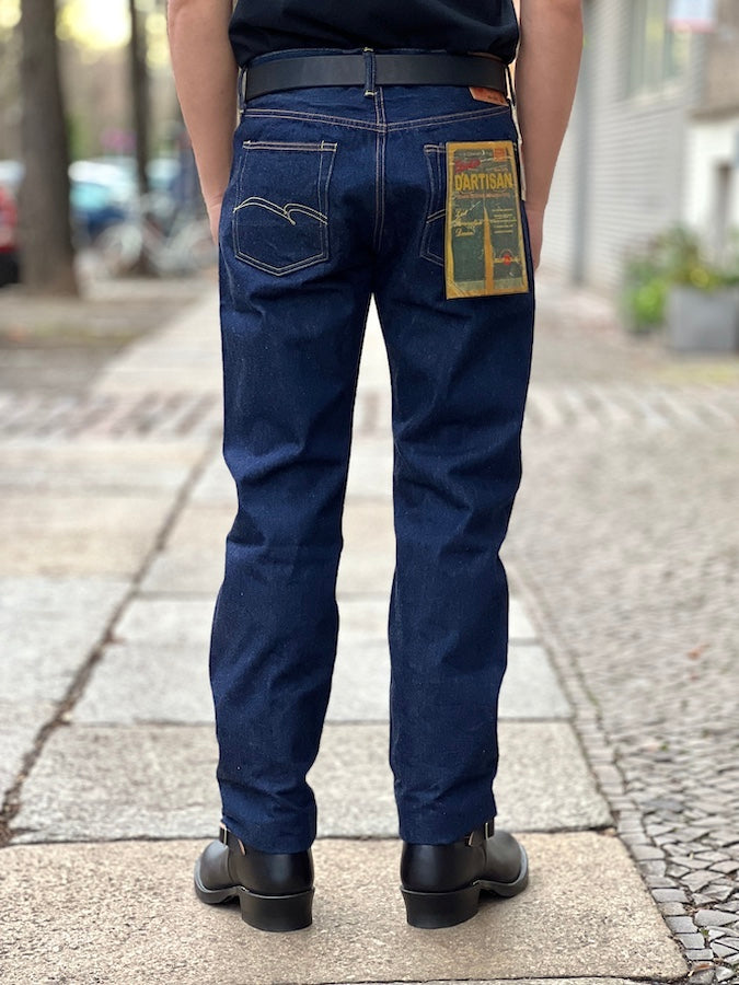 Studio D'Artisan - SD-800 "NATURAL INDIGO" - 15oz Selvedge Denim - Tapered Fit