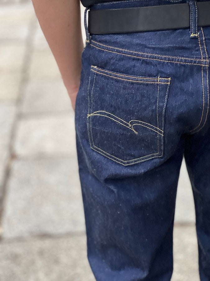 Studio D'Artisan - SD-800 "NATURAL INDIGO" - 15oz Selvedge Denim - Tapered Fit