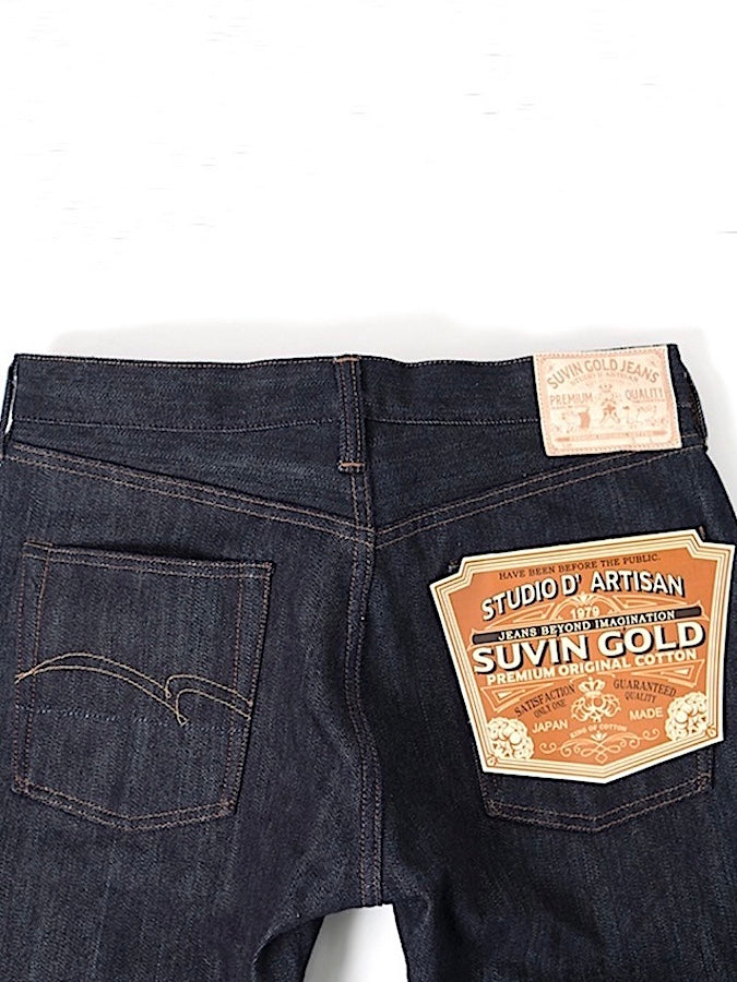 Studio D'Artisan - D175S - Tight Tapered - "SUVIN GOLD" - 15oz PREMIUM ORIGINAL COTTON