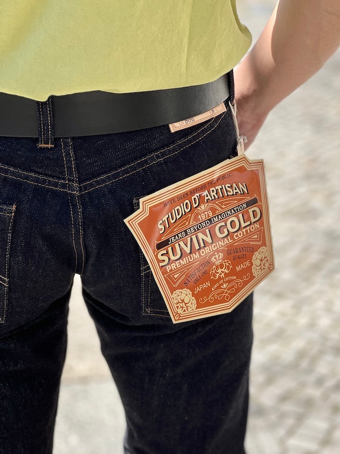 Studio D'Artisan - D175S - Tight Tapered - "SUVIN GOLD" - 15oz PREMIUM ORIGINAL COTTON