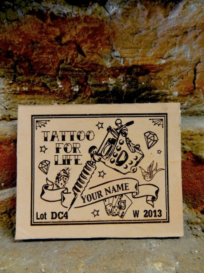 Custom Leather Patch *** Tattoo For Life ***