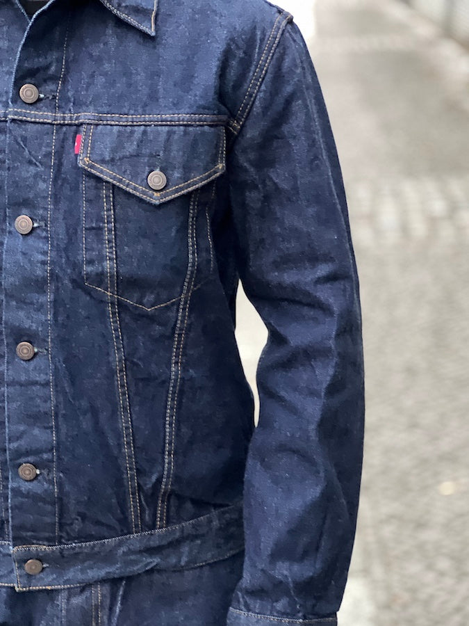 TCB - 60's Trucker Jacket - 13oz Selvedge Denim - San Joaquin Cotton
