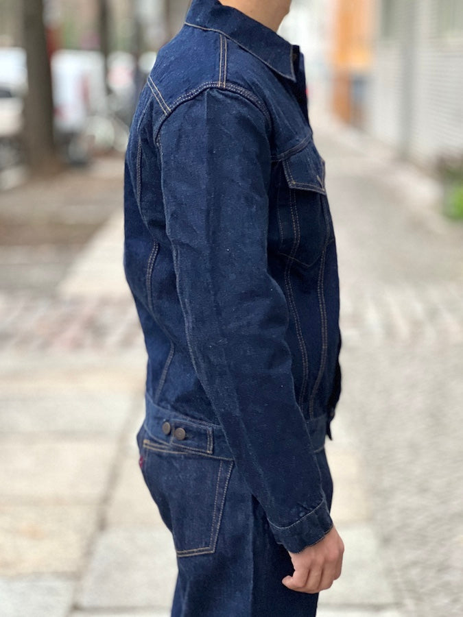 TCB - 60's Trucker Jacket - 13oz Selvedge Denim - San Joaquin Cotton