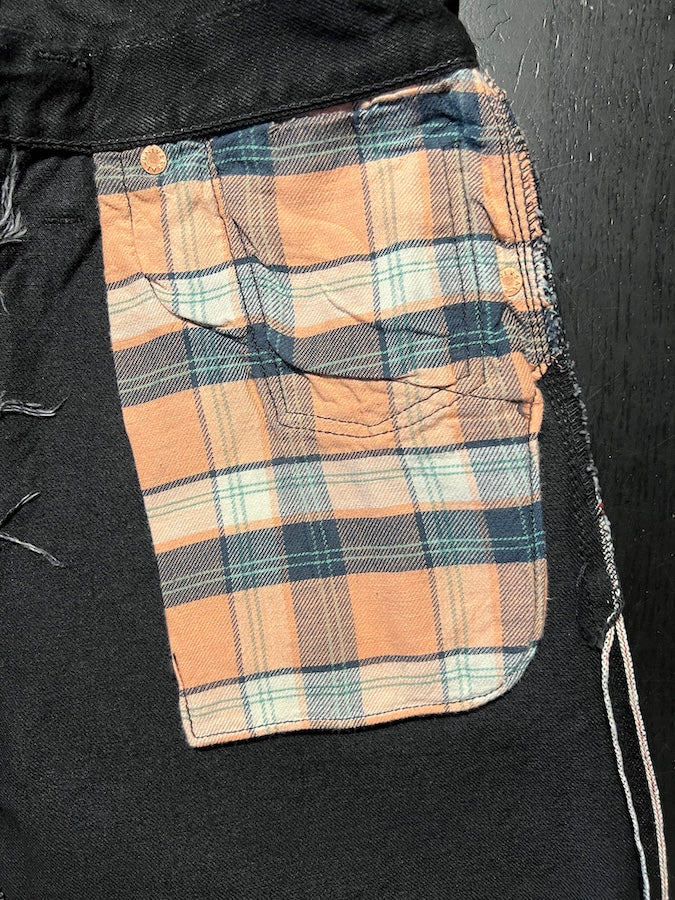 TCB - Late S40's Jeans BKBK - 14oz Selvedge Denim - Blended American cotton - Straight Cut