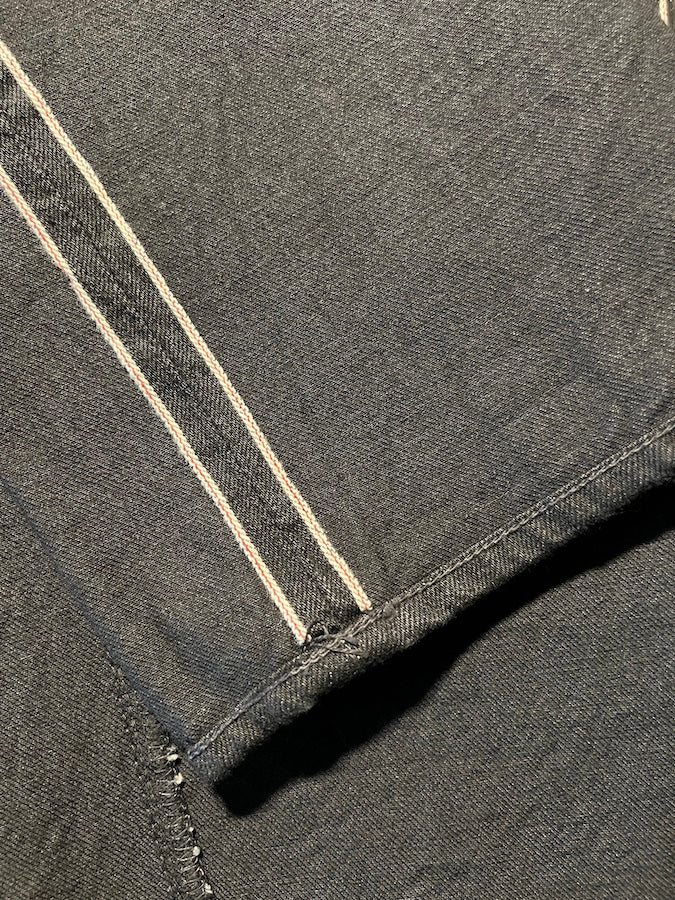 TCB - Late S40's Jeans BKBK - 14oz Selvedge Denim - Blended American cotton - Straight Cut