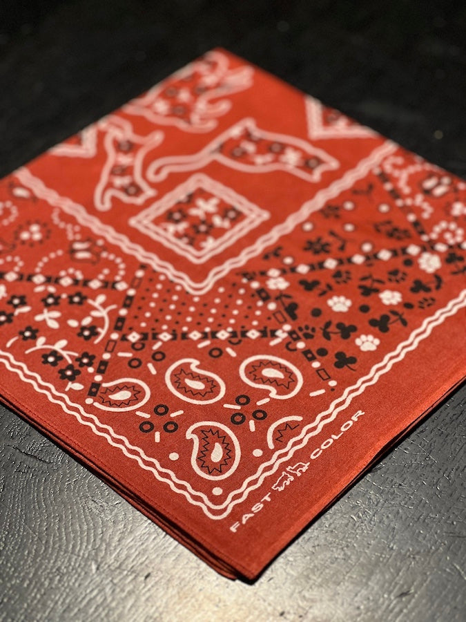 TCB - Two Cats Bandana - Red