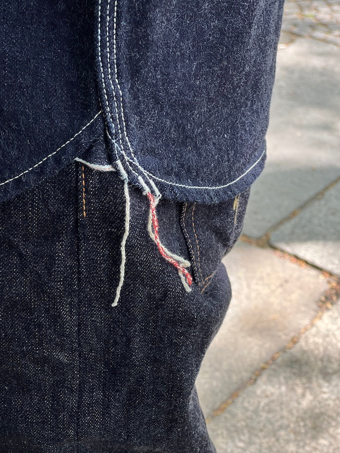 THE FLAT HEAD - FN-SDK-301L - 12oz Selvedge Denim - Triple Stitched - Work Shirt