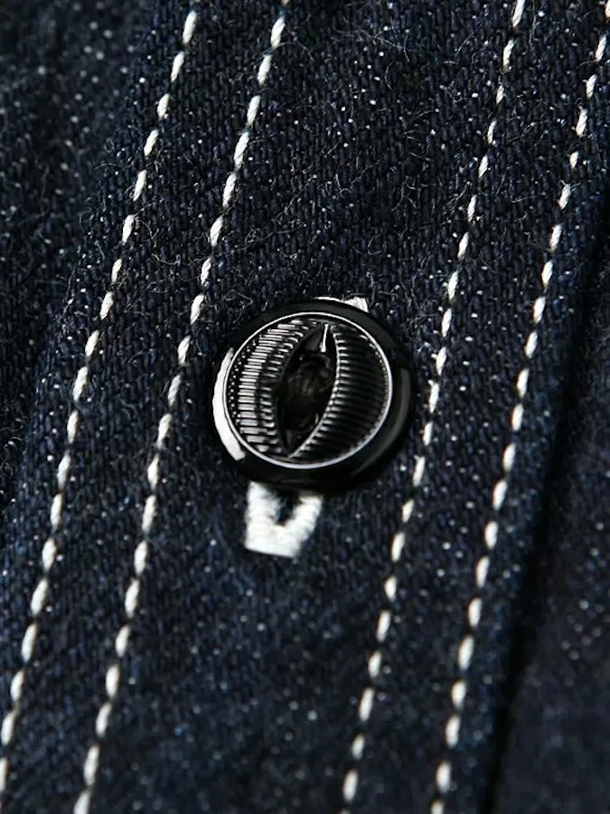 THE FLAT HEAD - FN-SDK-301L - 12oz Selvedge Denim - Triple Stitched - Work Shirt
