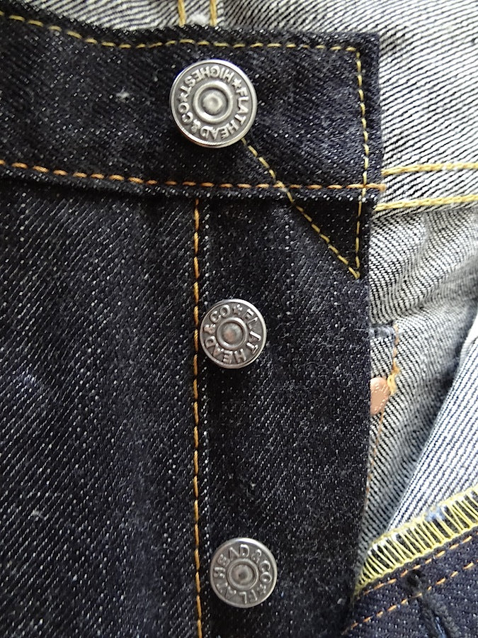 THE FLAT HEAD - 3002 - Tight Tapered - 14.5oz Selvedge Denim - U.S. Texas Cotton