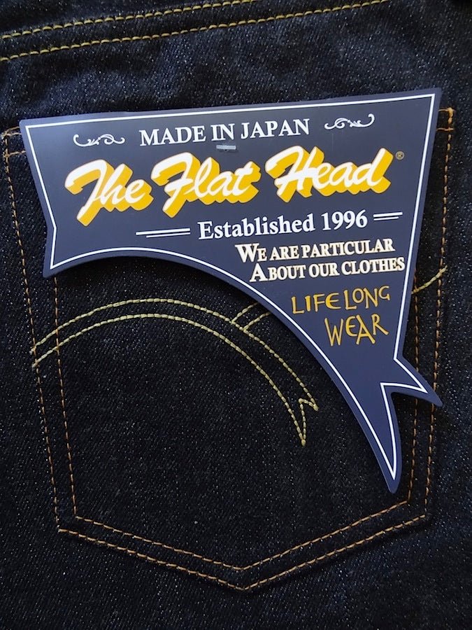 THE FLAT HEAD - 3002 - Tight Tapered - 14.5oz Selvedge Denim - U.S. Texas Cotton