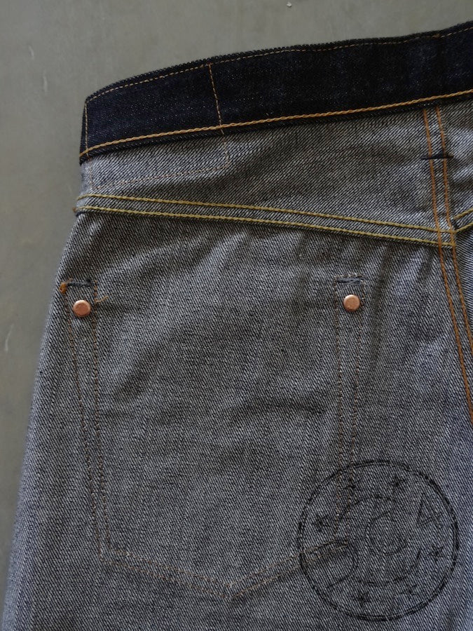 THE FLAT HEAD - 3005 - Straight Cut - 14.5oz Selvedge Denim - U.S. Texas Cotton