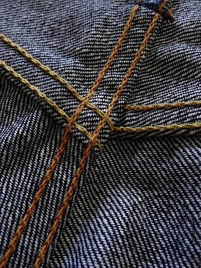 THE FLAT HEAD - 3005 - Straight Cut - 14.5oz Selvedge Denim - U.S. Texas Cotton