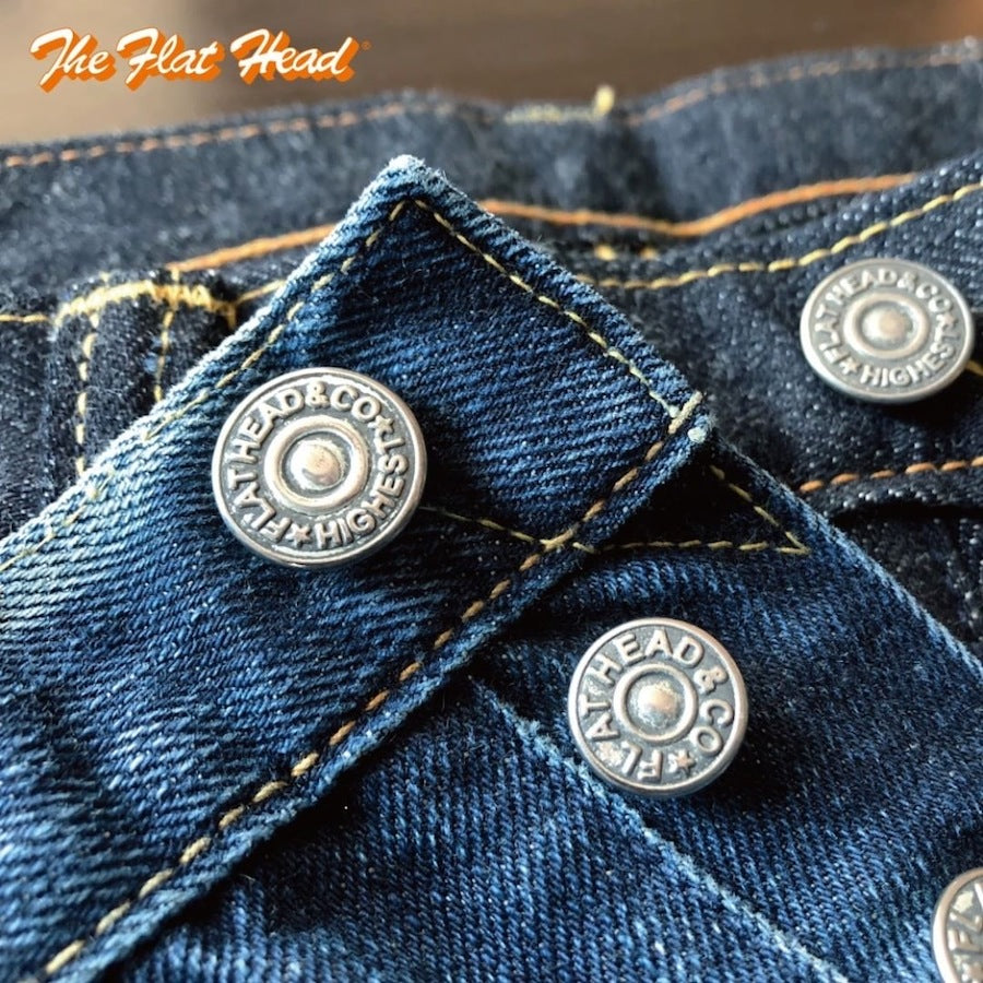 THE FLAT HEAD - 3005 - Straight Cut - 14.5oz Selvedge Denim - U.S. Texas Cotton