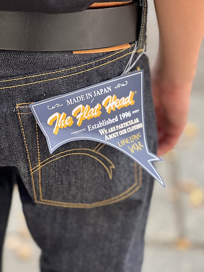 THE FLAT HEAD - D306 - Slim Tapered Straight - 14.5oz Selvedge Denim - U.S. Texas Cotton