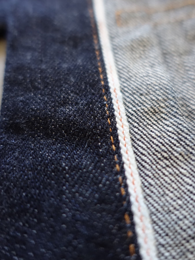 THE FLAT HEAD - 50's Denim Jacket - 2nd Model - 14.5oz Selvedge Denim - U.S. Texas Cotton