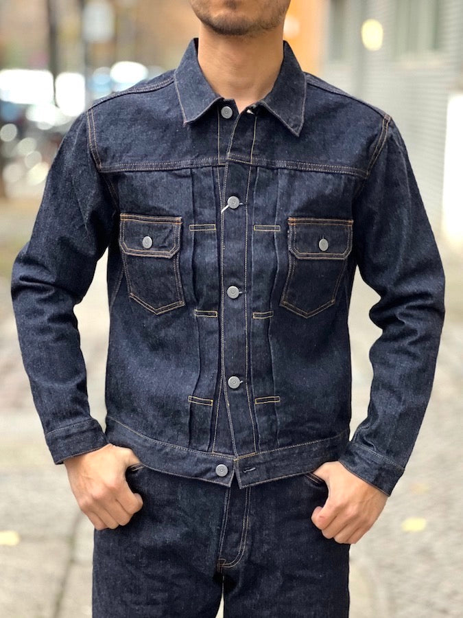 50's Denim Jacket - 2nd Model - 14.5oz Selvedge Denim - U.S. Texas Cot