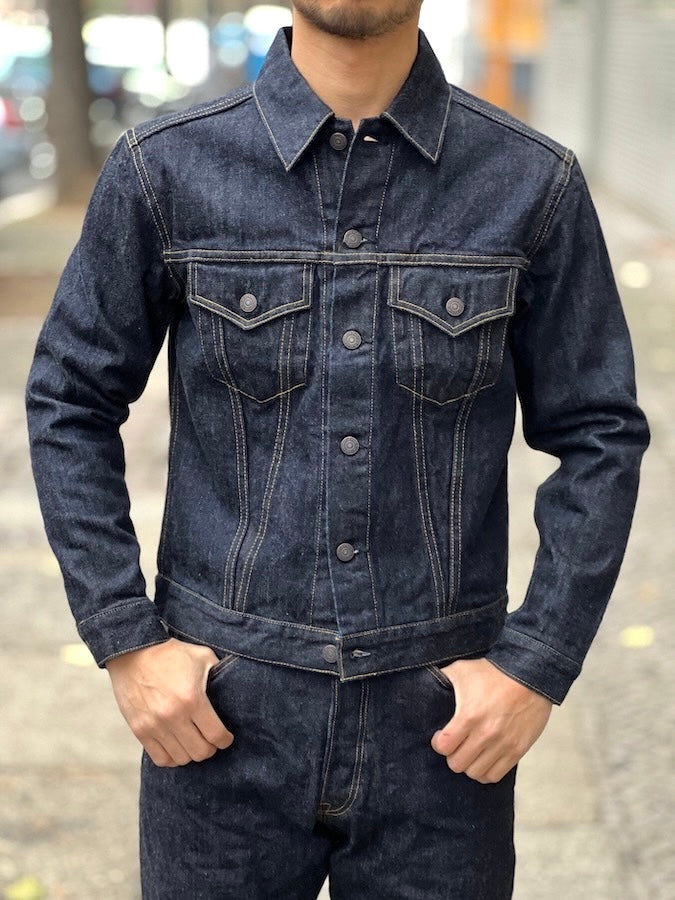 60's Denim Jacket - 3rd Model - 14.5oz Selvedge Denim - U.S. Texas Cotton
