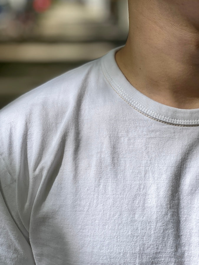 **FLYING WHEEL** Heavyweight T-Shirt - White - THC Series