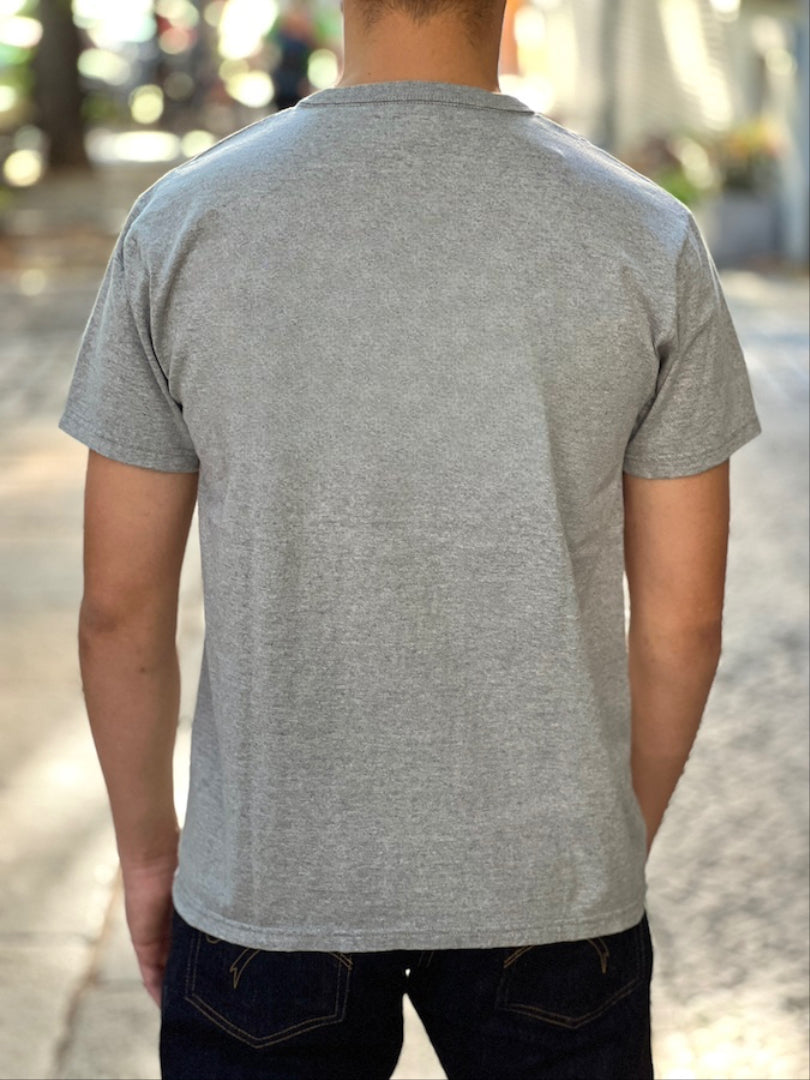 THE FLAT HEAD - Plain Heavyweight T-Shirt - Grey - THC Series