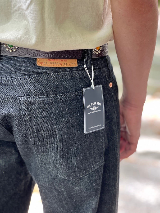 FN-PA-DB004 - Wide Tapered - 12.5oz Selvedge Denim - Black