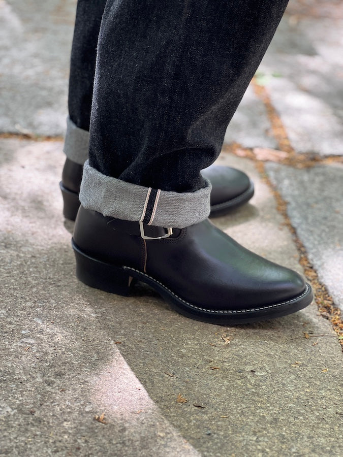 FN-PA-DB004 - Wide Tapered - 12.5oz Selvedge Denim - Black