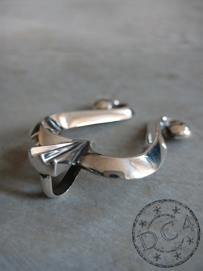 THE FLAT HEAD - Native Horseshoe - Pendant Top Series - 925 Sterling Silver