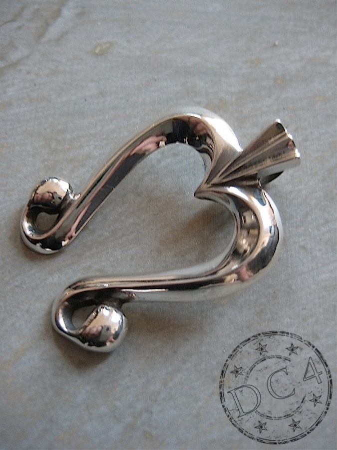 THE FLAT HEAD - Native Horseshoe - Pendant Top Series - 925 Sterling Silver
