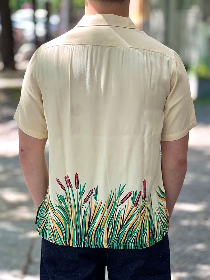 The GROOVIN HIGH - 1940s "PANTHER" Vintage Beach Style S/S Shirt