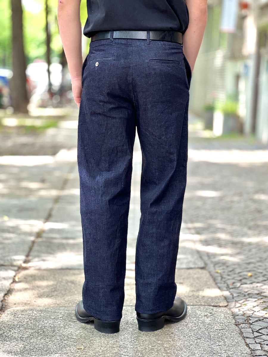 The GROOVIN HIGH - 1945 American Jail Pants - Indigo - One Washed