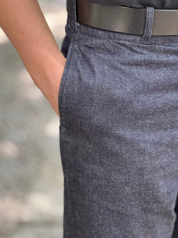 The GROOVIN HIGH - 1945 American Jail Pants - Indigo - One Washed