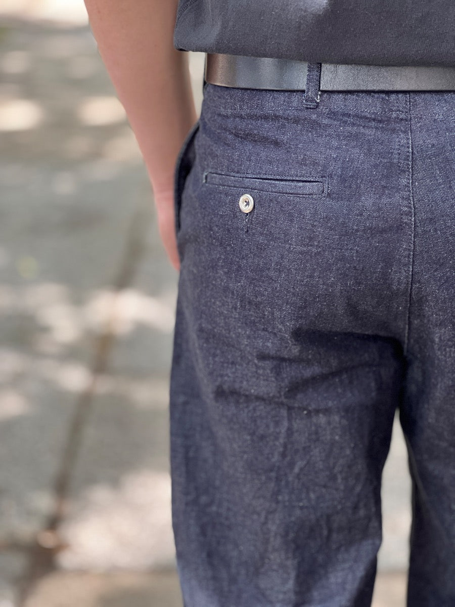 The GROOVIN HIGH - 1945 American Jail Pants - Indigo - One Washed