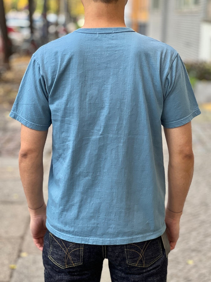 SGT006 Loopwheeled T -Shirt - 100% Cotton - Sax