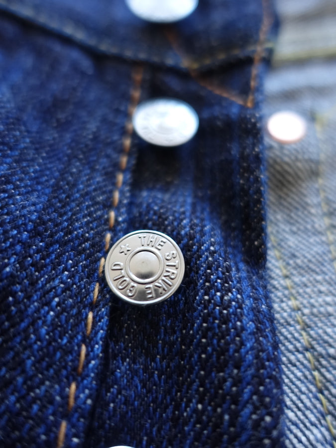 The Strike Gold SG8104【SHOWER SLUBBY】Series - 16oz Horizontal Super Slub Selvedge Denim - Right Hand Twill - REGULAR TAPERED