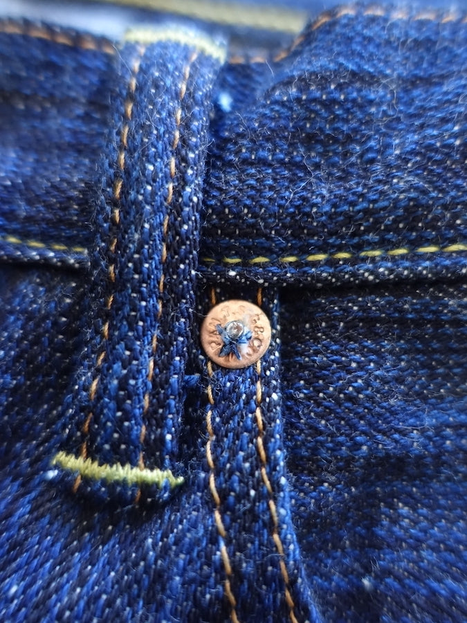 The Strike Gold SG8104【SHOWER SLUBBY】Series - 16oz Horizontal Super Slub Selvedge Denim - Right Hand Twill - REGULAR TAPERED