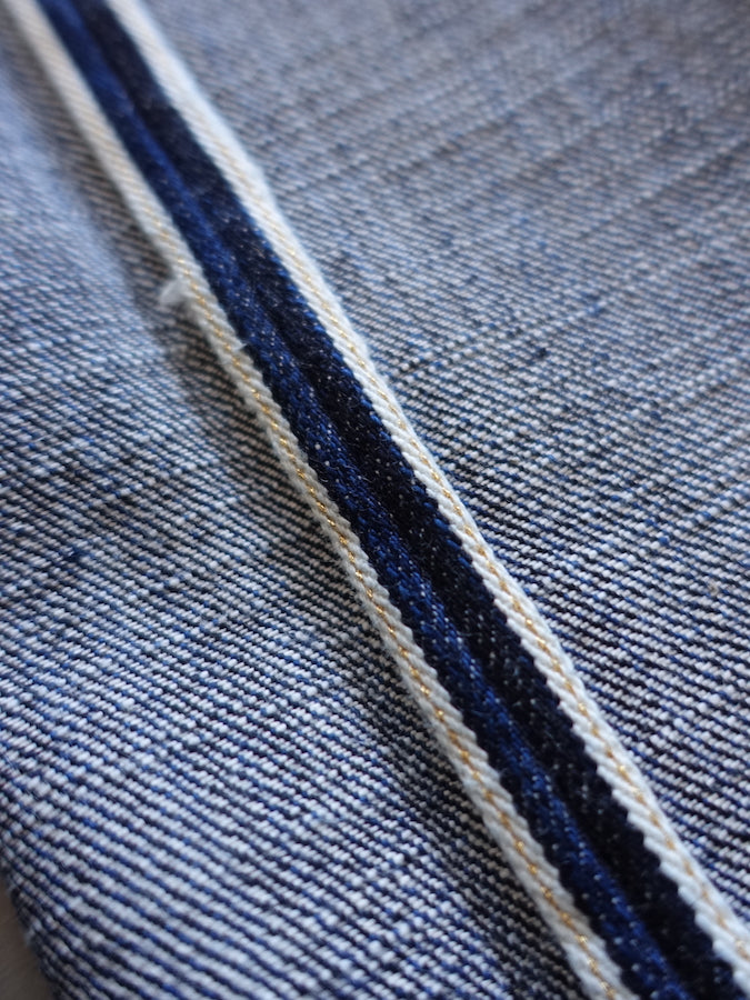 The Strike Gold SG8104【SHOWER SLUBBY】Series - 16oz Horizontal Super Slub Selvedge Denim - Right Hand Twill - REGULAR TAPERED