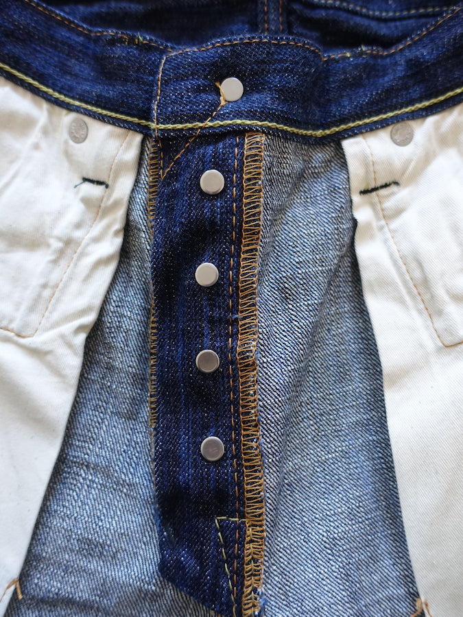 The Strike Gold SG8104【SHOWER SLUBBY】Series - 16oz Horizontal Super Slub Selvedge Denim - Right Hand Twill - REGULAR TAPERED