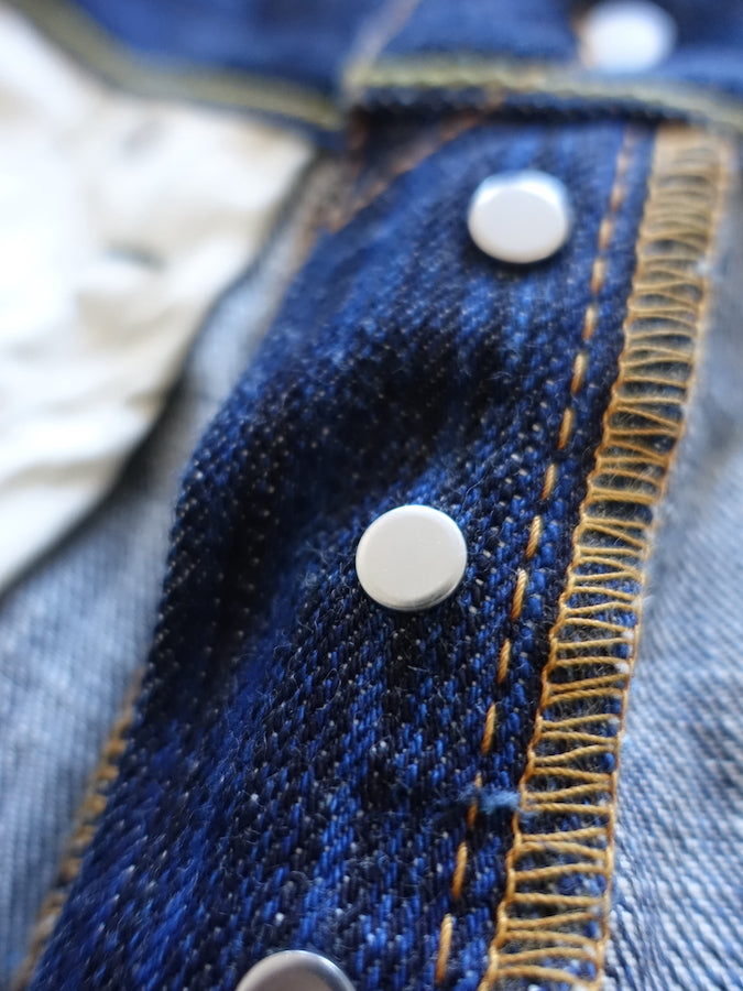 The Strike Gold SG8104【SHOWER SLUBBY】Series - 16oz Horizontal Super Slub Selvedge Denim - Right Hand Twill - REGULAR TAPERED