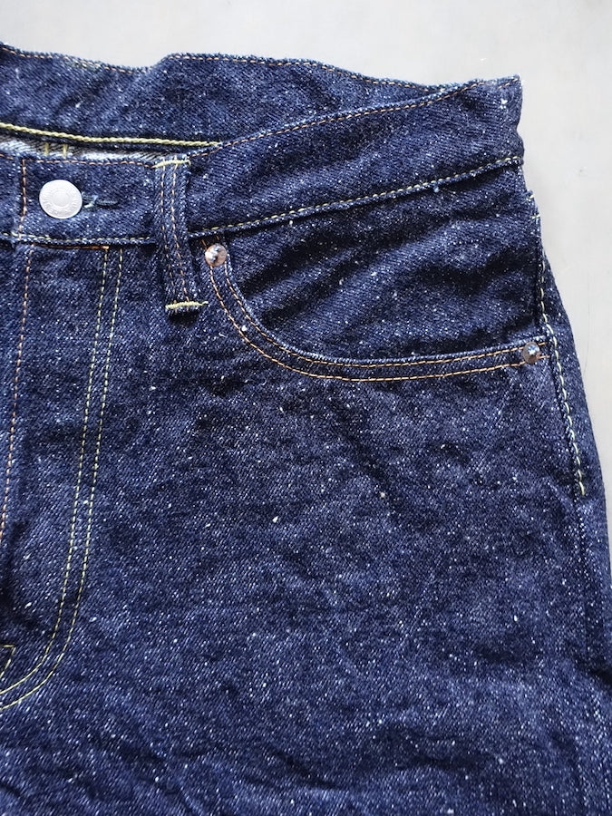 The Strike Gold SG0103KE【KEEP EARTH】Series - 100% Natural Indigo Rope Dyed - 17oz Original Selvedge Denim - Classic Straight