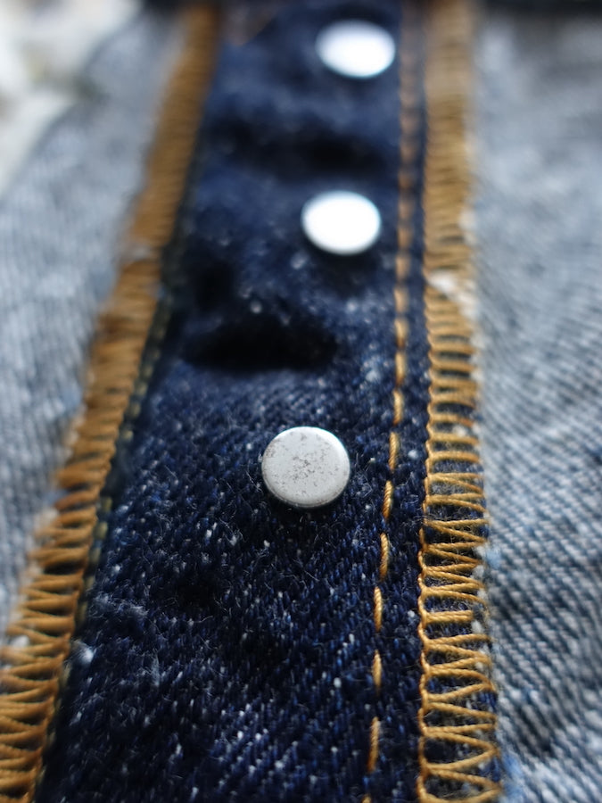 The Strike Gold SG0103KE【KEEP EARTH】Series - 100% Natural Indigo Rope Dyed - 17oz Original Selvedge Denim - Classic Straight