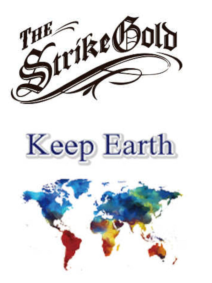 The Strike Gold SG0103KE【KEEP EARTH】Series - 100% Natural Indigo Rope Dyed - 17oz Original Selvedge Denim - Classic Straight