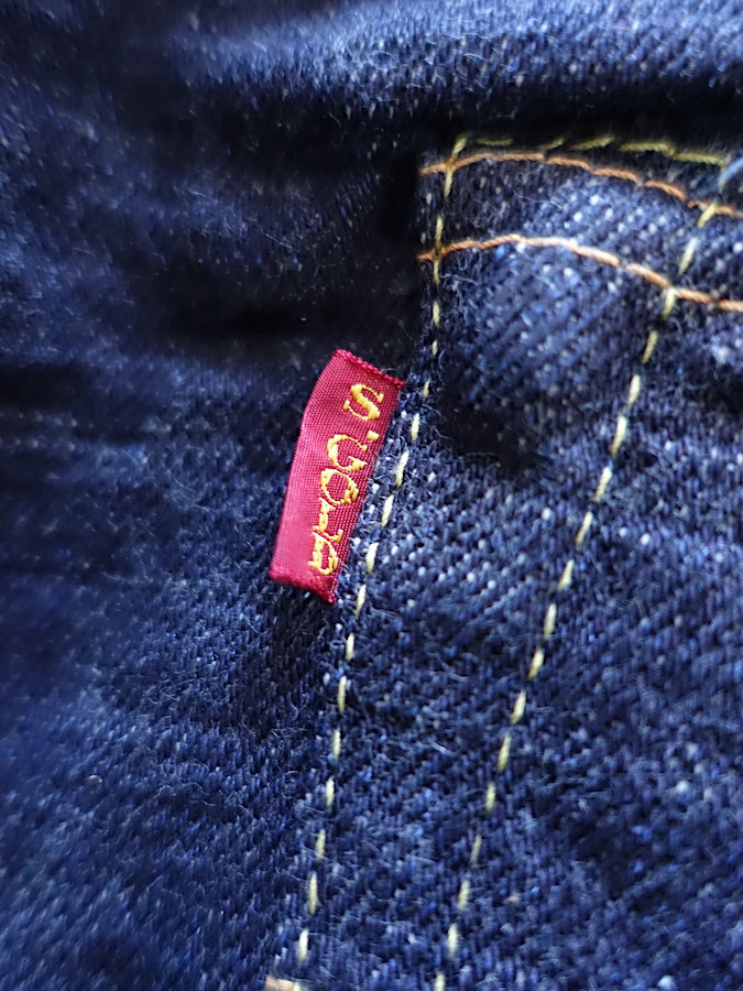 The Strike Gold SG5103【CLASSIC】Series - 15oz Slub Selvedge Denim - Right Hand Twill - Gray Weft - CLASSIC STRAIGHT