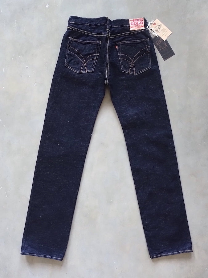 The Strike Gold SG5103【CLASSIC】Series - 15oz Slub Selvedge Denim - Right Hand Twill - Gray Weft - CLASSIC STRAIGHT