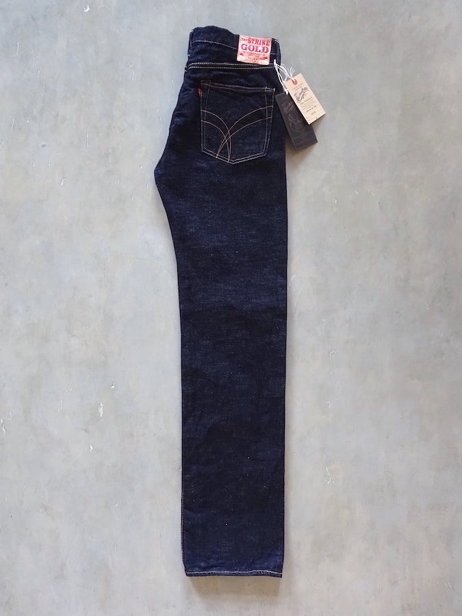 The Strike Gold SG5103【CLASSIC】Series - 15oz Slub Selvedge Denim - Right Hand Twill - Gray Weft - CLASSIC STRAIGHT