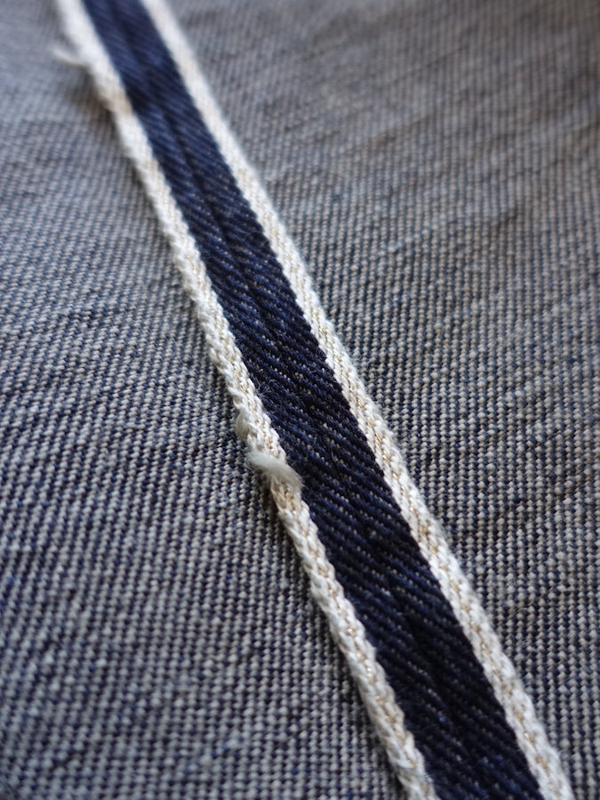 The Strike Gold SG3105【COOL】Series - 17oz Selvedge Denim - Dark Indigo Warp & Grey Weft - Left Hand Twill - STYLISH STRAIGHT