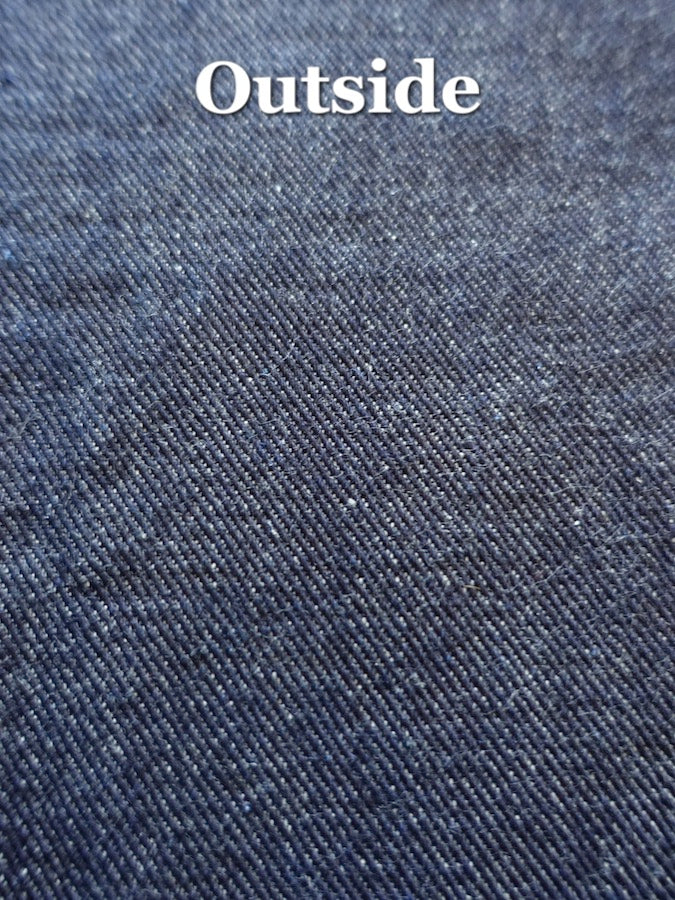 The Strike Gold SG3105【COOL】Series - 17oz Selvedge Denim - Dark Indigo Warp & Grey Weft - Left Hand Twill - STYLISH STRAIGHT