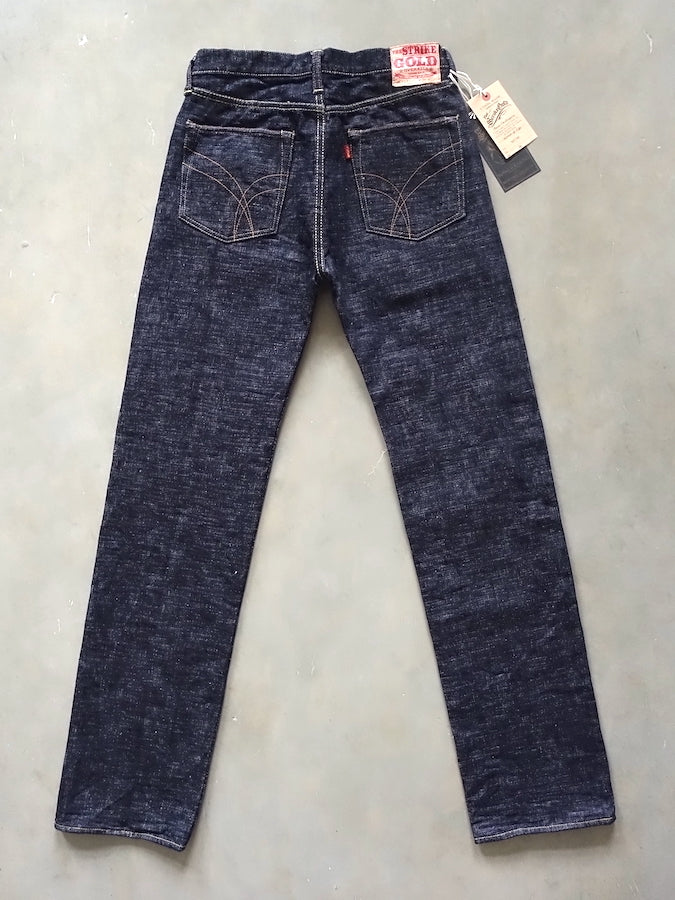The Strike Gold SG7103【SUPER SLUBBY】Series - 17oz Horizontal Super Slub Selvedge Denim - Right Hand Twill - CLASSIC STRAIGHT