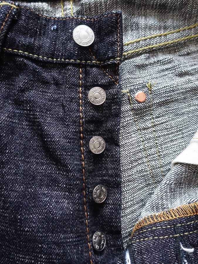 The Strike Gold SG7103【SUPER SLUBBY】Series - 17oz Horizontal Super Slub Selvedge Denim - Right Hand Twill - CLASSIC STRAIGHT